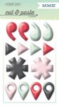 My Mind's Eye - Cut & Paste - Small - Enamel Shapes