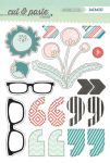 My Mind's Eye - Cut & Paste - Wow - Chipboard Stickers