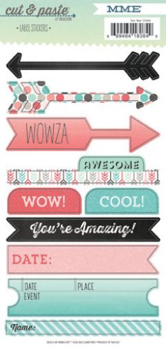 My Mind's Eye - Cut & Paste - Wow - Label Stickers