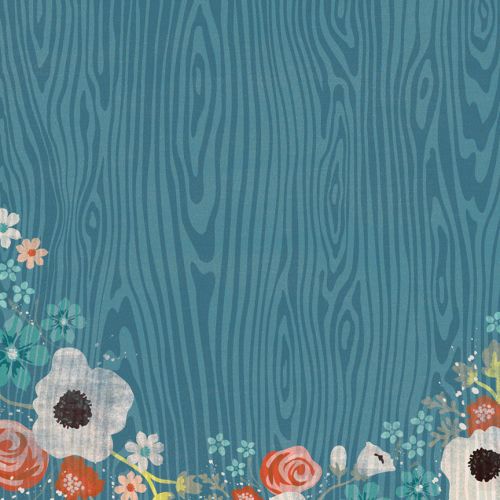 My Mind's Eye - Cut & Paste - Noted - Detail  - 12" x 12" Double Sided Patterned Paper