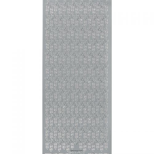 Peel Off Stickers - Anchor Strip Lines - Silver