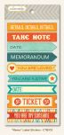 My Minds Eye - Collectable - Memo - Label Stickers