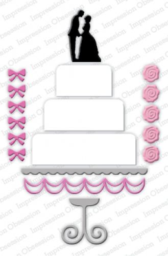 Impression Obsession - Die - Wedding Cake