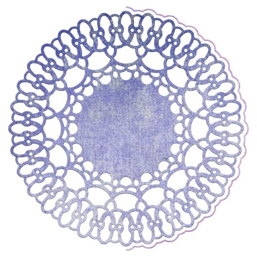Cheery Lynn Designs Die - Chasing Rainbows Doily w/ Angel Wing 2 Piece Die Set