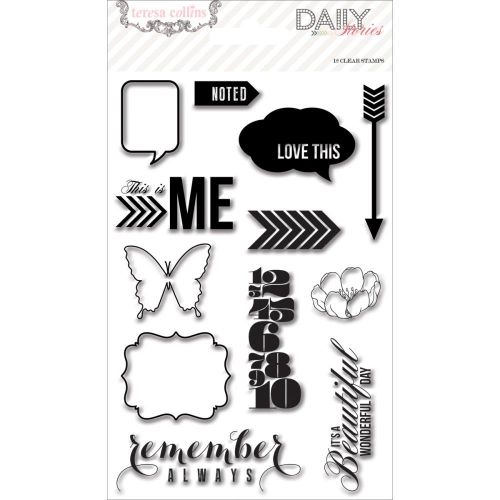 Teresa Collins Designs - Daily Stories - Clear Stamps