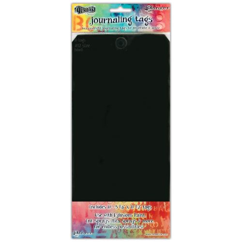 Ranger - Dylusions - By Dyan Reaveley - Journal Tags 10/Pkg - Black #12