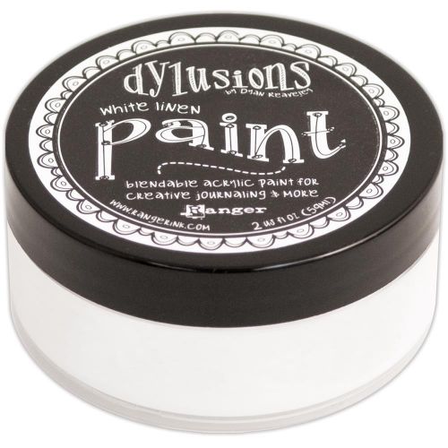 Ranger - Dylusions - By Dyan Reaveley - Blendable Acrylic Paint 2oz - White Linen
