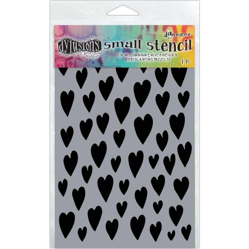 Ranger - Dylusions - By Dyan Reaveley - Dylusions Stencils 5"X8" - Love Hearts Small
