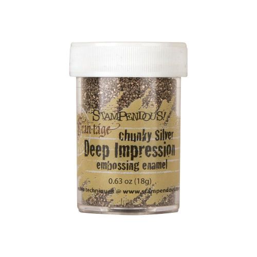 Stampendous Frantage - Deep Impression Chunky Embossing Enamel - Chunky Silver