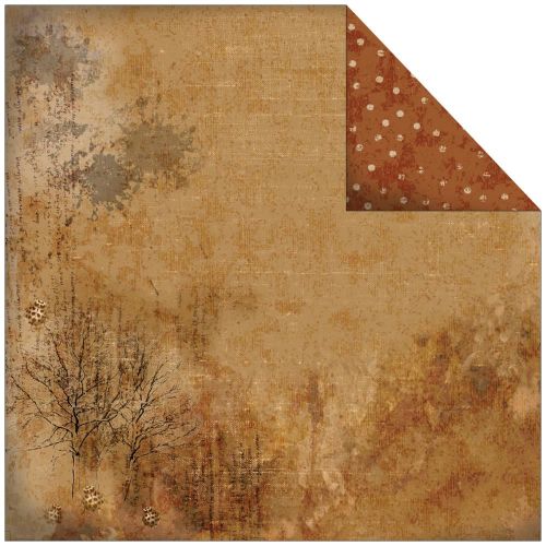 Fabscraps - Rustic Tracks - 12" x 12" Double Sided Patterned Paper