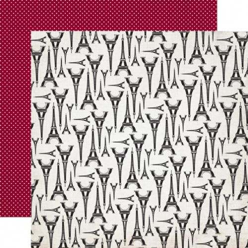 Echo Park Paper Company - Getaway Collection - 12x12" Paper - Paris