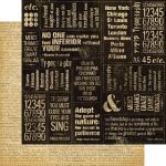 Graphic 45 - Typography - Paper - Journey