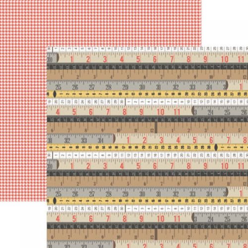 Teresa Collins Designs - He Said -  Rulers  12x12 Paper