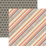 Teresa Collins Designs - He Said -  Stripes  12x12 Paper