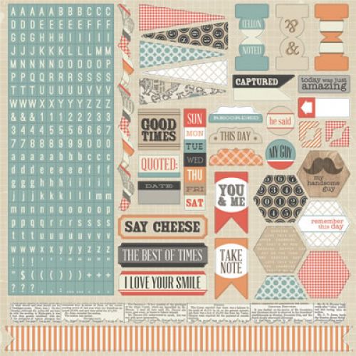 Teresa Collins Designs - He Said - Stickers