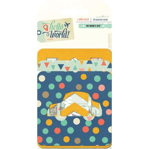 My Minds Eye - Hello World - Adventure - 24 Journal Cards