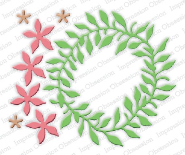 Impression Obsession - Die - Spring Wreath