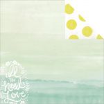 My Mind's Eye - Sherbet Jubilee Collection - Happy Ombre 12 x 12 Double Sided Patterned Paper