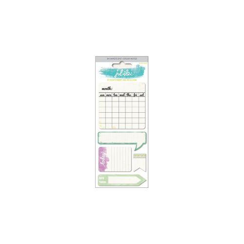 My Mind's Eye - Sherbet Jubilee Collection - Peace Sticky Notes