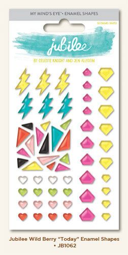 My Mind's Eye - Jubilee Collection - Today Enamel Shapes