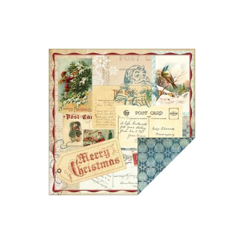 My Minds Eye - Joyous Collection - Postage Glittered Paper