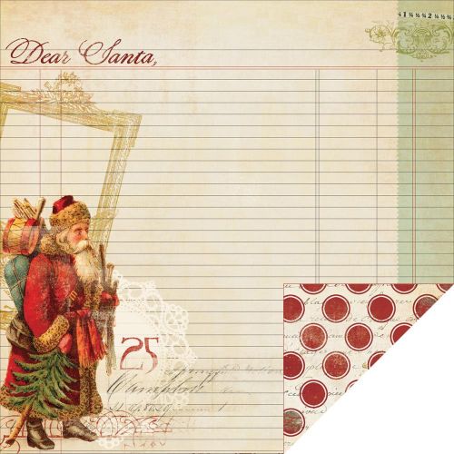 My Minds Eye - Joyous Collection - Dear Santa Paper