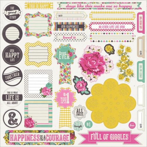 My Minds Eye - Kate & Co. - Cambridge Court 12x12 Sticker Accessories