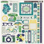 My Minds Eye - Kate & Co. - Oxford Lane 12x12 Chipboard Accessories