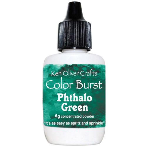 Ken Oliver Crafts - Color Burst Powder 6gm - Phthalo Green