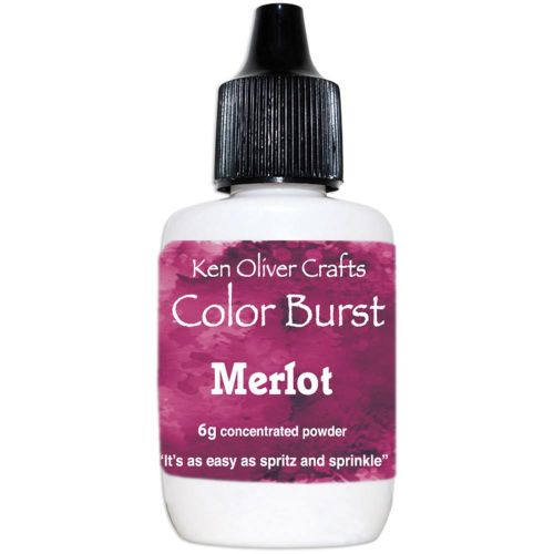 Ken Oliver Crafts - Color Burst Powder 6gm - Merlot