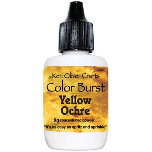Ken Oliver Crafts - Color Burst Powder 6gm - Yellow Ochre