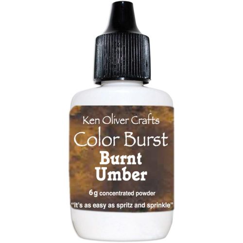 Ken Oliver Crafts - Color Burst Powder 6gm - Burnt Umber