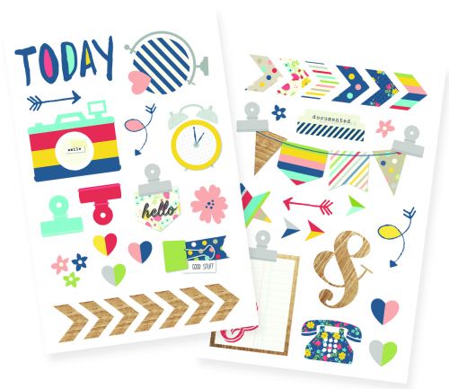 Simple Stories - Life Documented - Chipboard Pieces