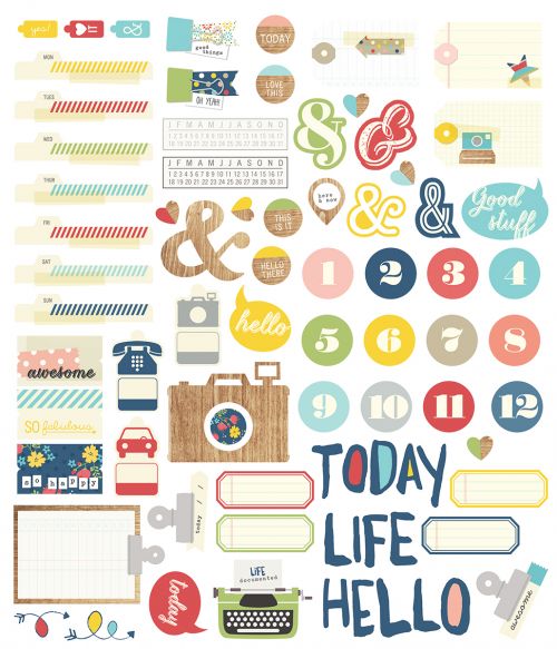 Simple Stories - Life Documented - Bits & Pieces