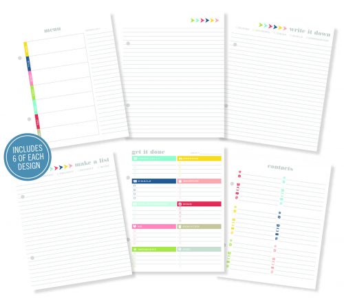 Simple Stories - Life Documented - Basic Planner Inserts