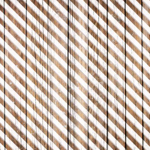 Teresa Collins Designs - Life Emporium Collection - Striped Wood Paper