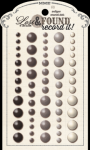 My Mind's Eye - Lost & Found - Record It - Antique - By Jen Allyson - Enamel Dots