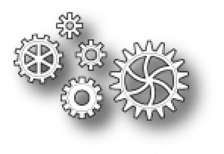 Memory Box Dies - Mini Gears craft dies
