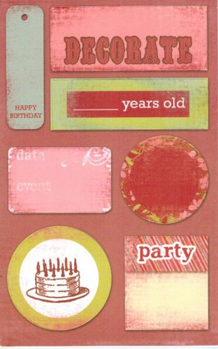 My Mind's Eye - 29th Street Market - Die Cuts - Fancy Assortment - Party