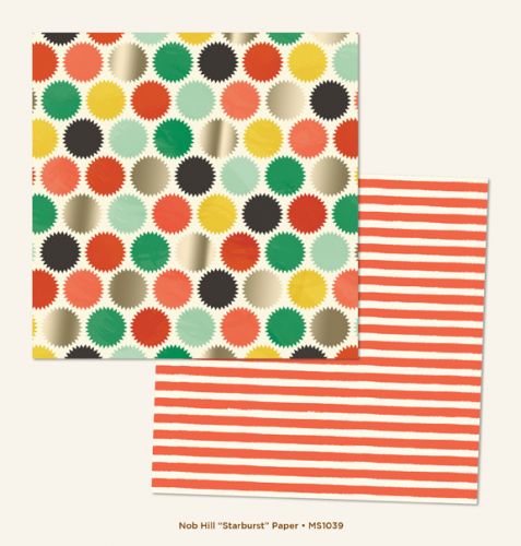 My Mind's Eye - Market Street - Nob Hill - Starburst Foiled Paper