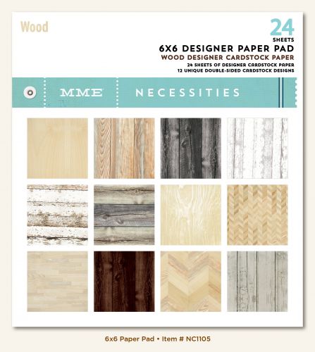 My Mind's Eye - Necessities - Wood 6x6 Paper Pad