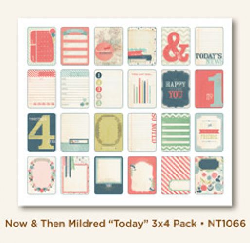 My Mind's Eye - Now and Then - By Jen Allyson - Today 3x4 Journaling Cards