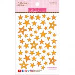 Bella Blvd - Puffy Stars Stickers 4.25"X6" - Orange Mix