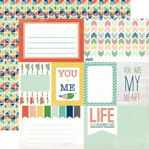 Echo Park Paper Company - Photo Freedom - Volume II - 12 x 12" Paper - You And Me