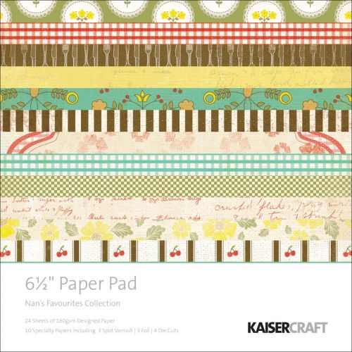 Kaisercraft - Nan's Favourites Collection - 61/2" Paper Pad