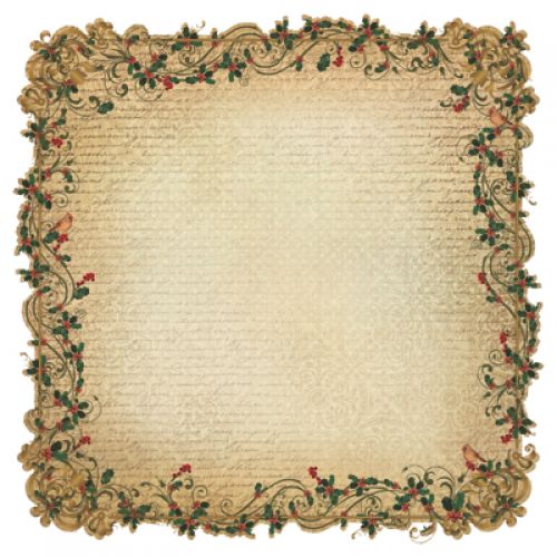 Kaisercraft - Turtle Dove Collection - 12 x 12 Die Cut - Glimmer