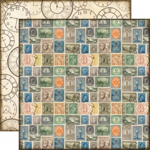 Echo Park Paper Company - Reflections - 12" x 12" Paper - Simple Stamps
