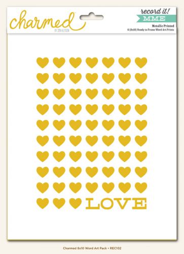 My Minds Eye - Record It - Charmed - 8x10 Word Art Pack