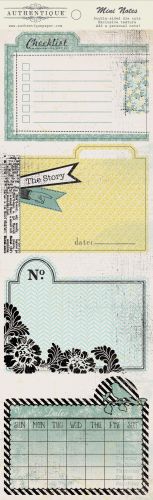 Authentique - Renew - Mini Notes die cuts