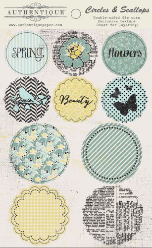Authentique - Renew - Circles & Scallops Die Cuts